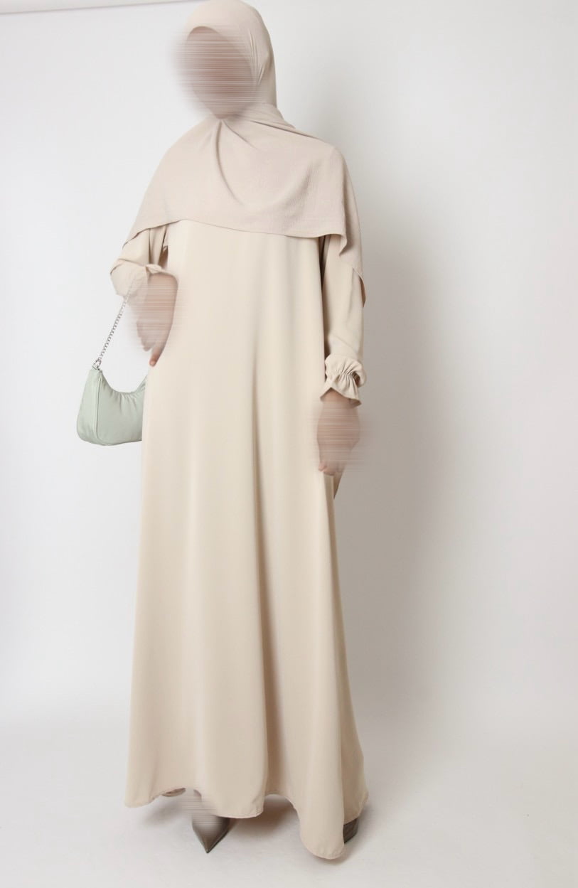 Abaya mit Rüchenärmel 155cm lang