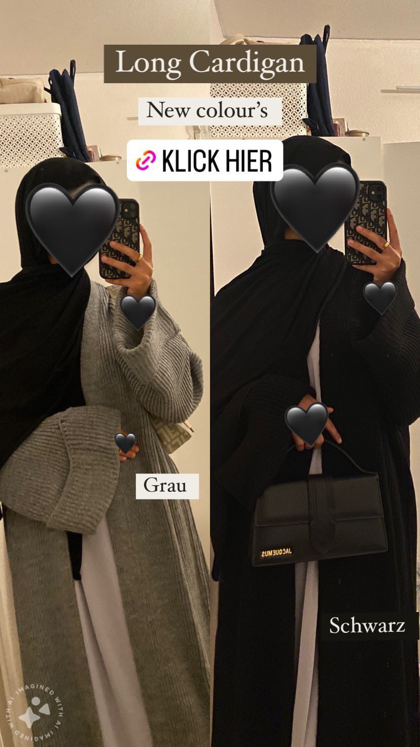 Long Cardigan (6 Farben )