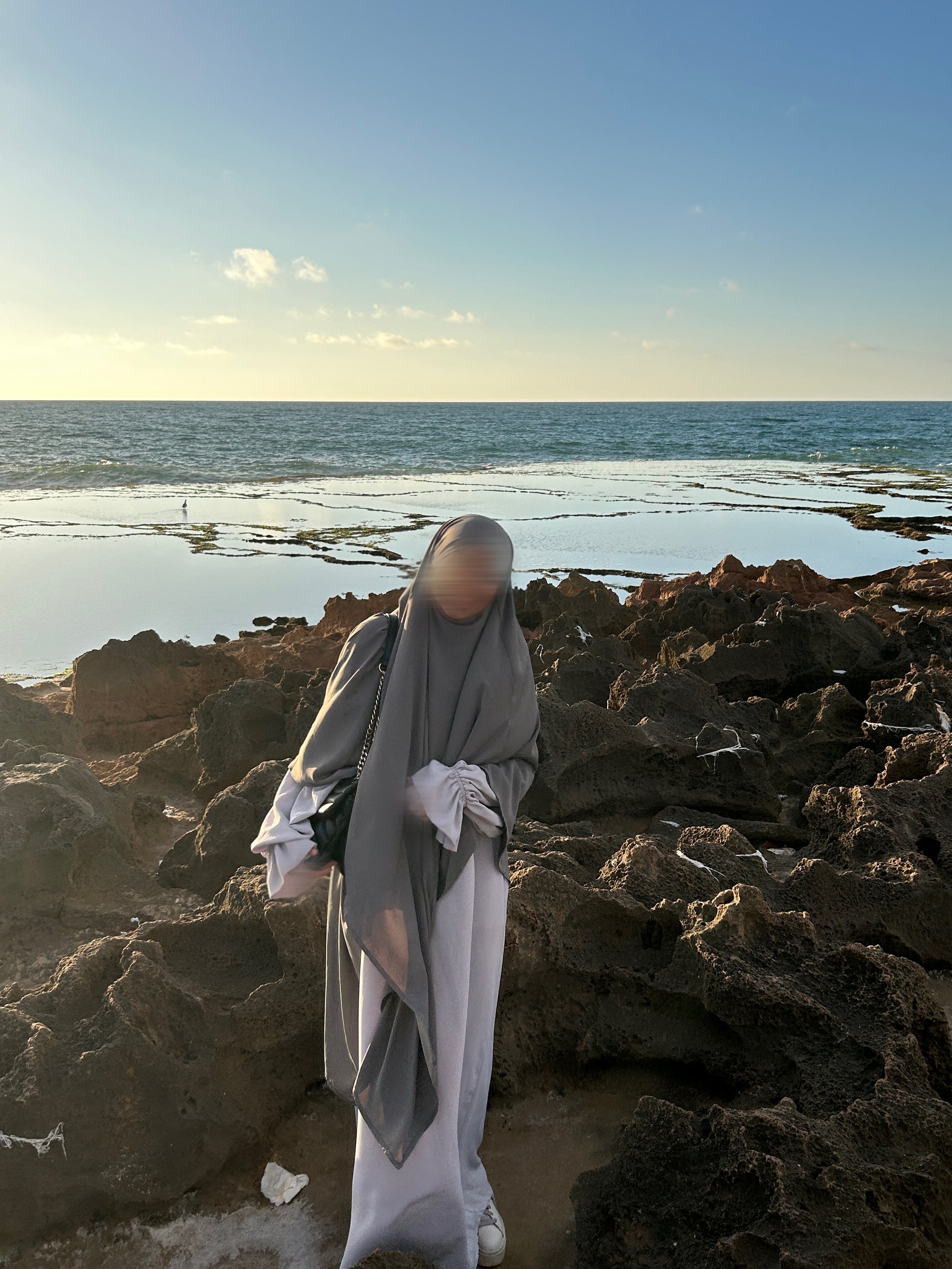 Long Medina Khimar Anthrazit