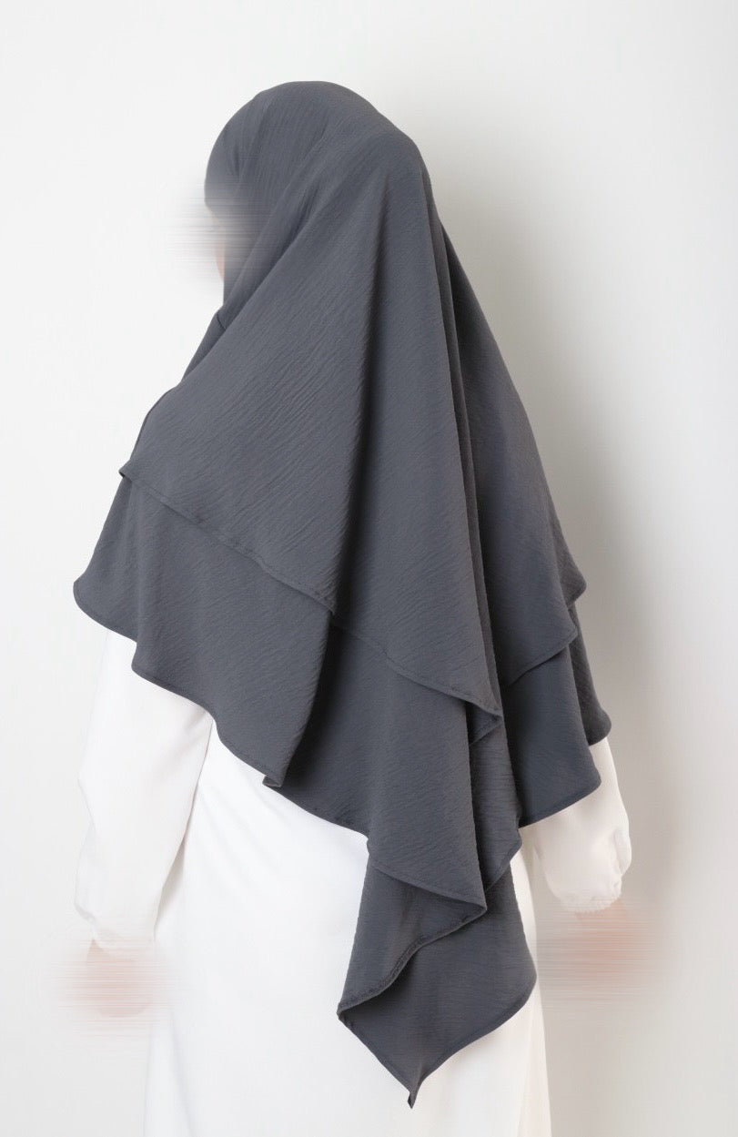 Khimar Jazz 2-lagig Anthrazit