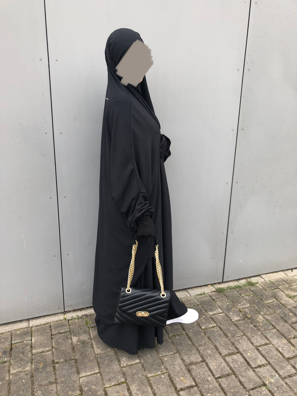2-Teiler Jilbab Schwarz Jazz