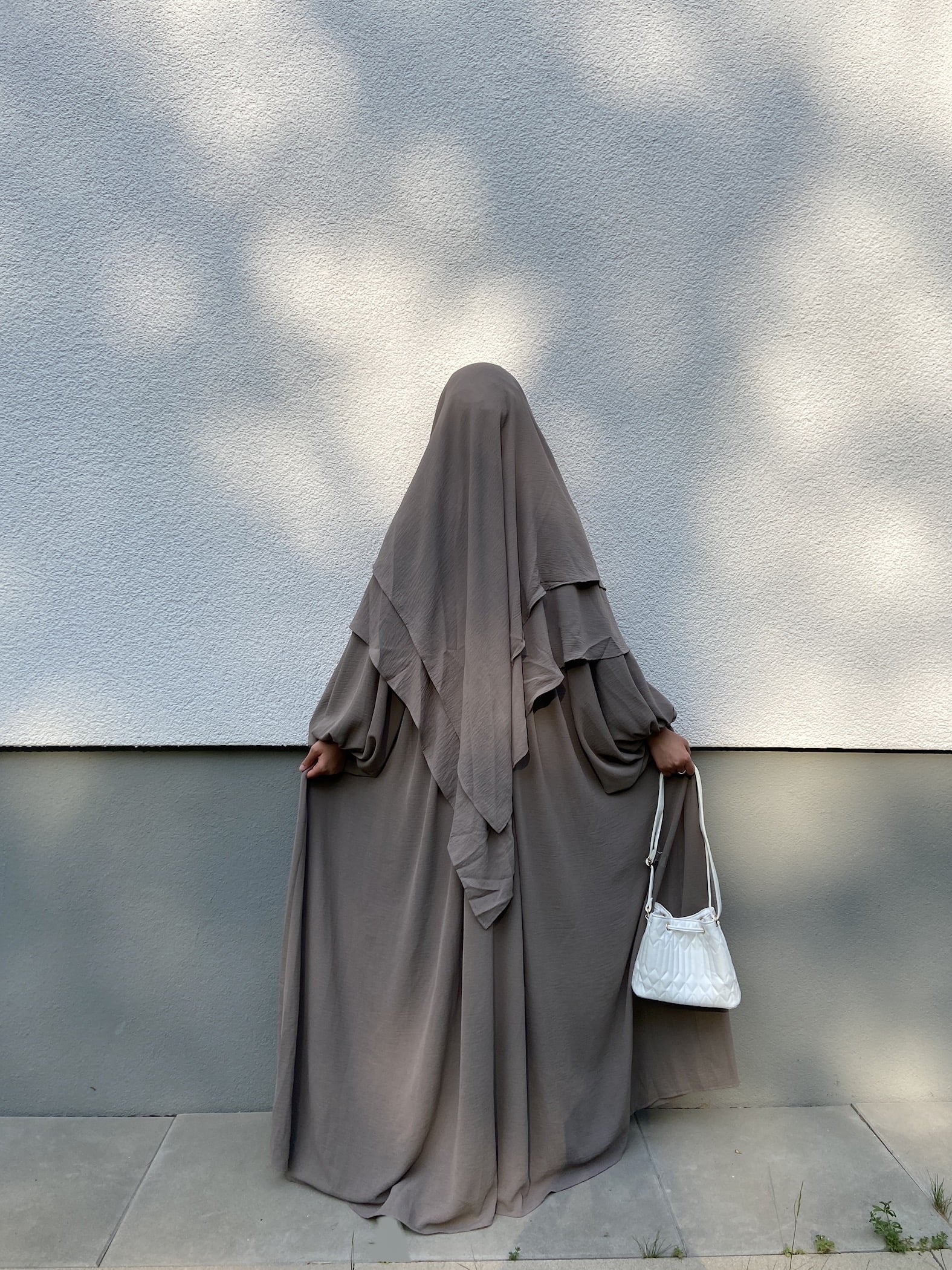 Khimar Jazz 2-lagig Taupe
