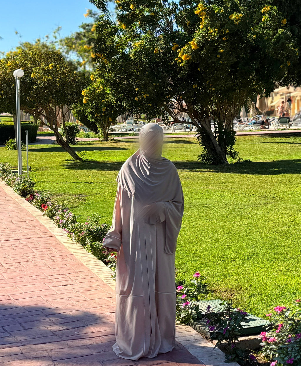 Abaya Khadija Beige