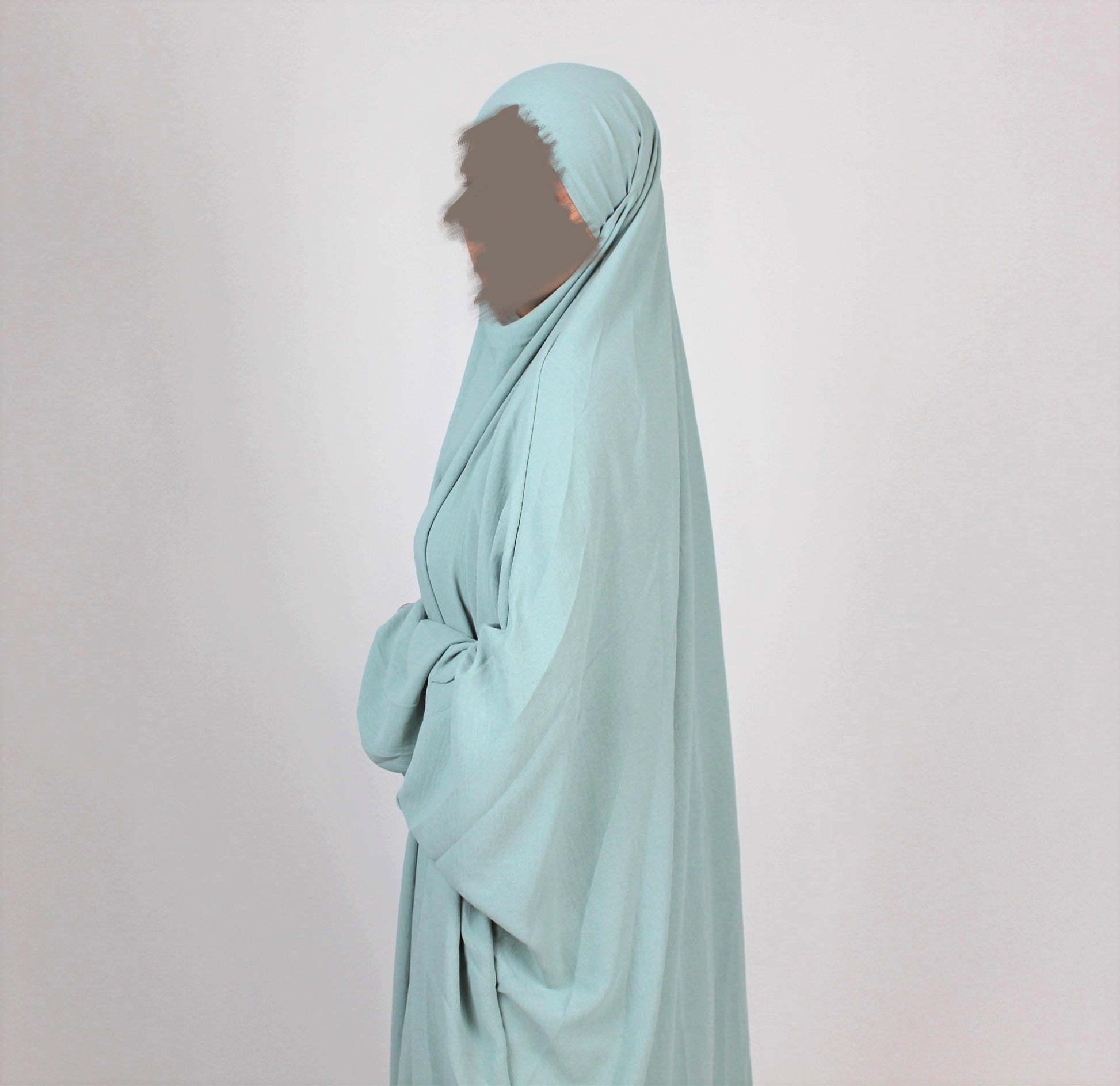 2-Teiler Jilbab Wassergrün Jazz