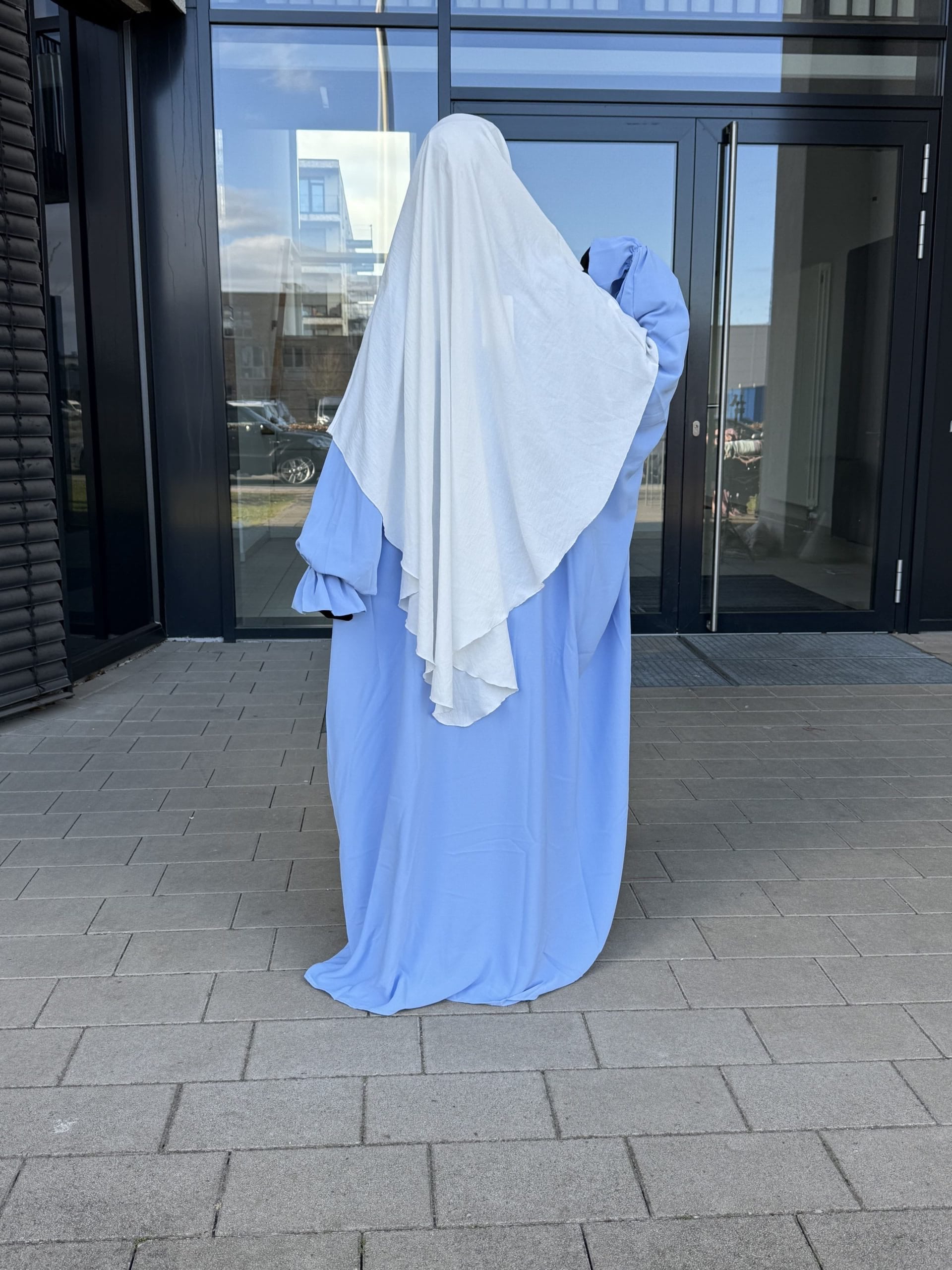 Farasha Abaya Elvirastyle Hellblau