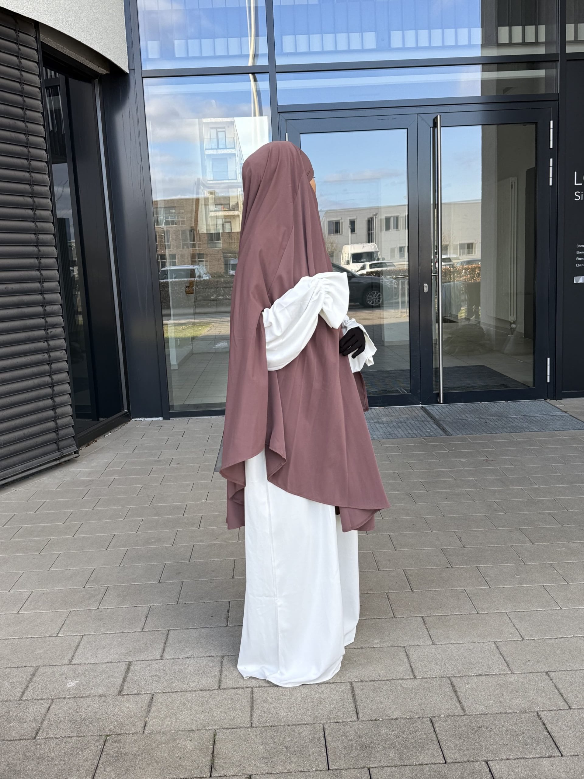 XXL Medina Khimar Aubergine