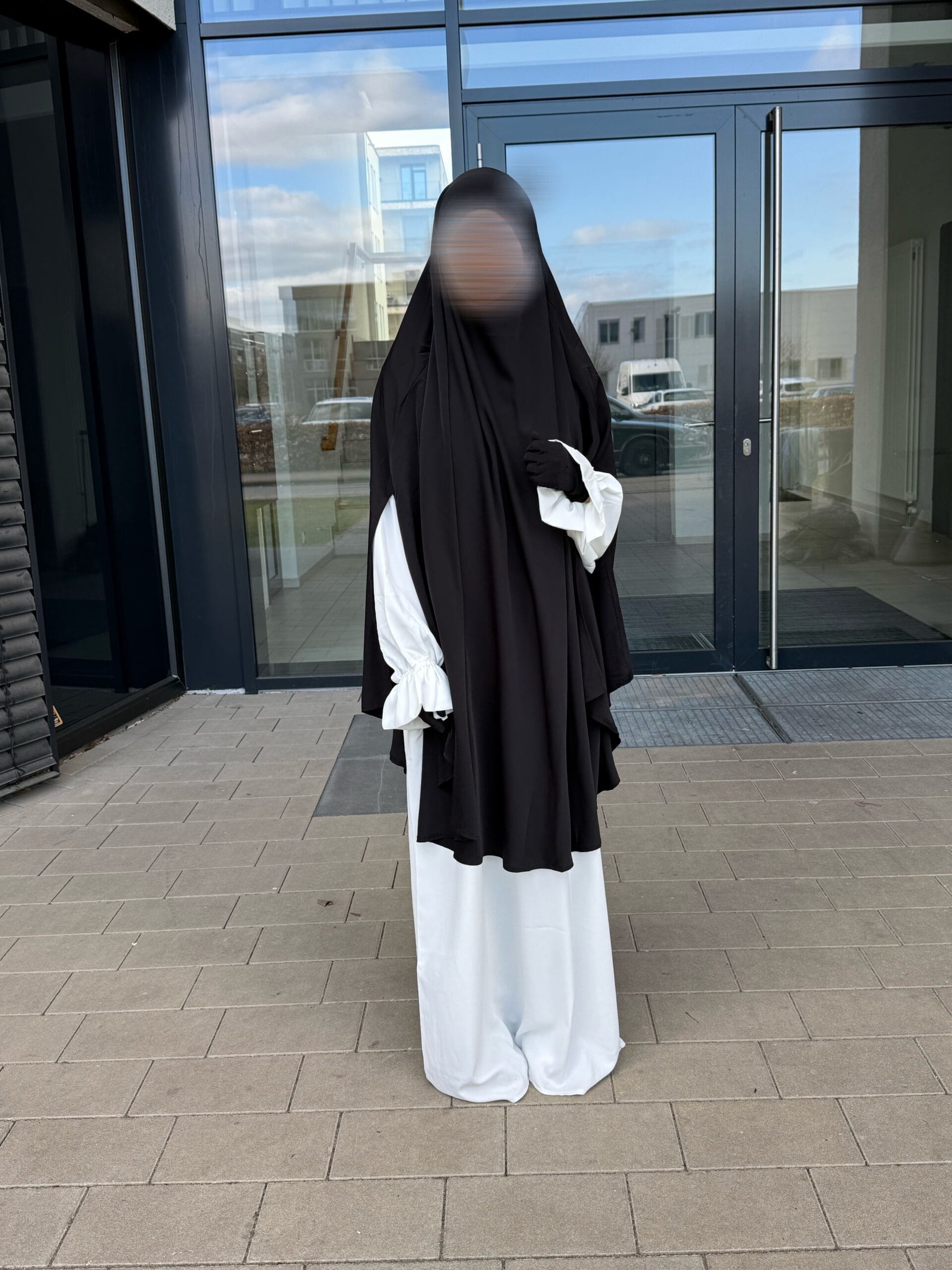 XXL Medina Khimar schwarz
