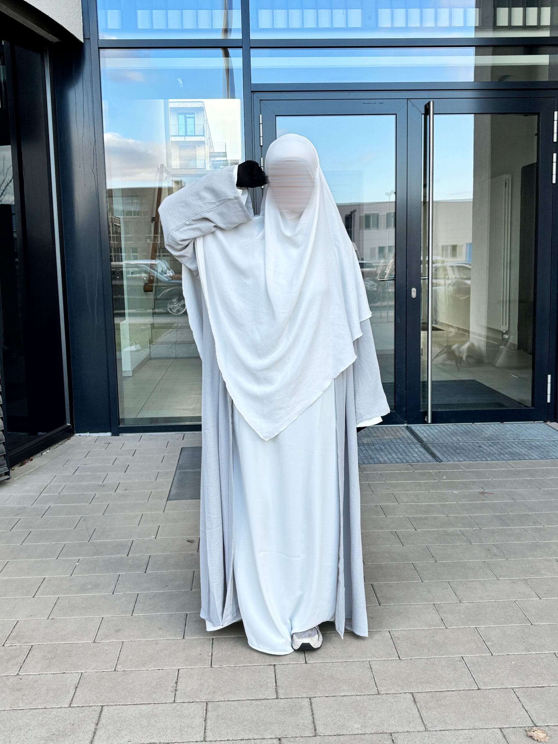 Khimar Jazz Weiß