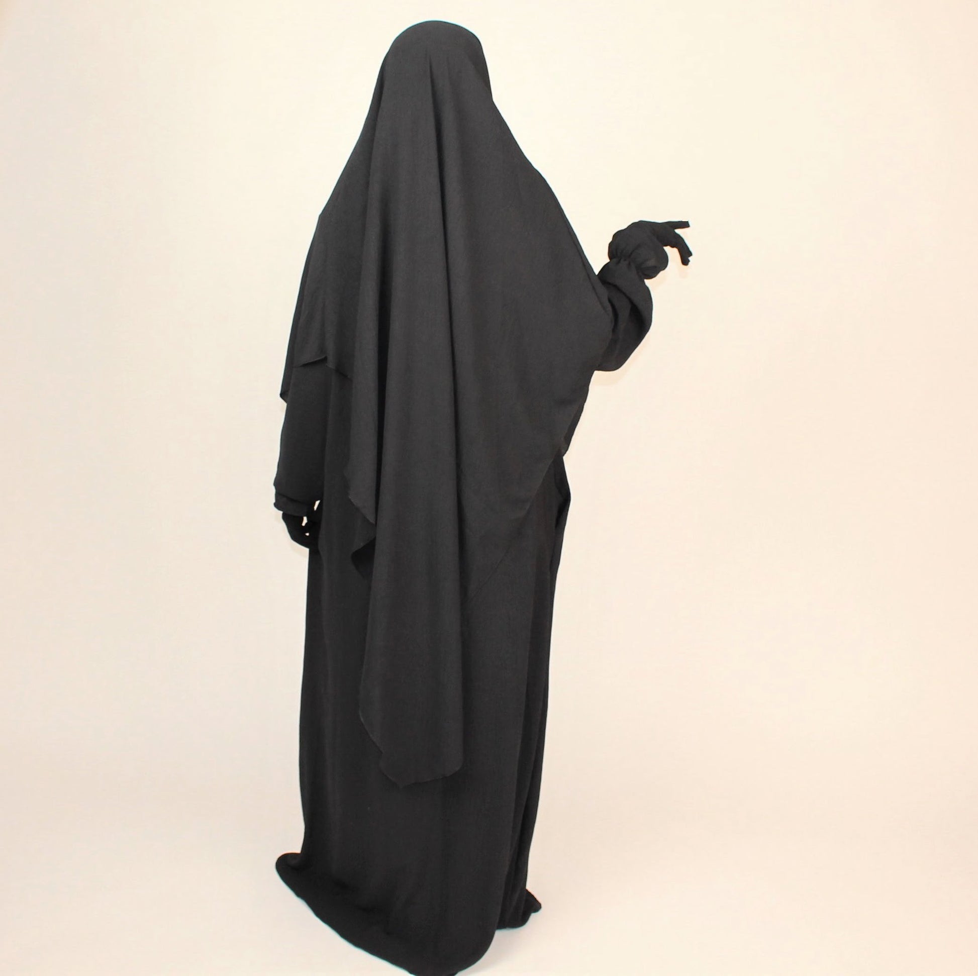 Khimar jazz schwarz