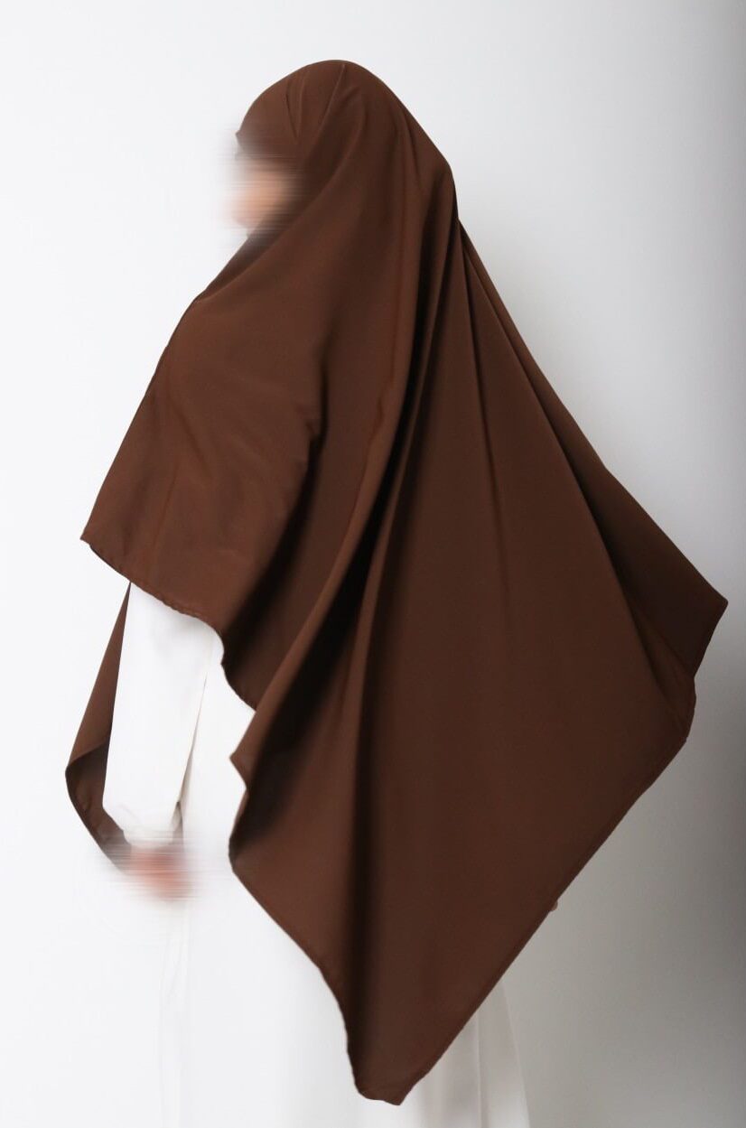 Medina Khimar Dunkelbraun