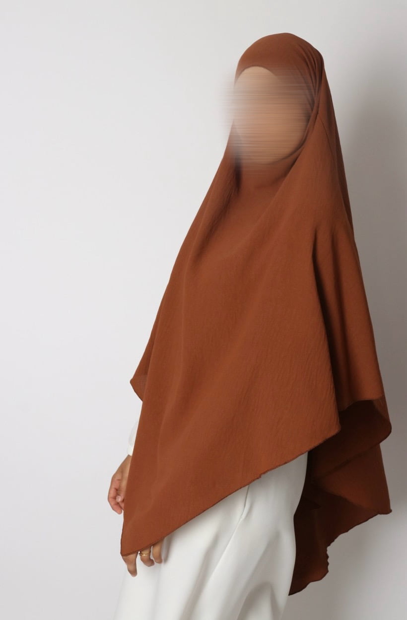 Khimar Jazz Karamellbraun