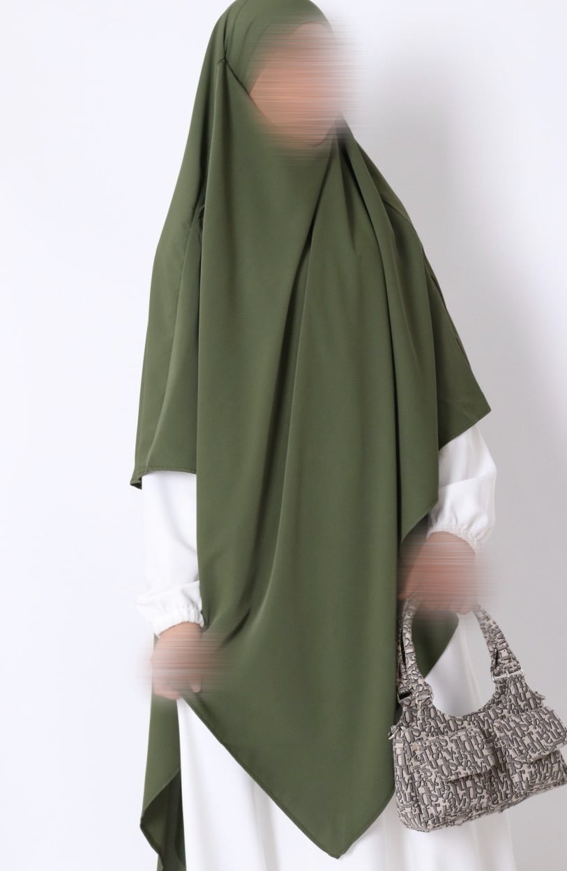 Long Medina Khimar Khaki