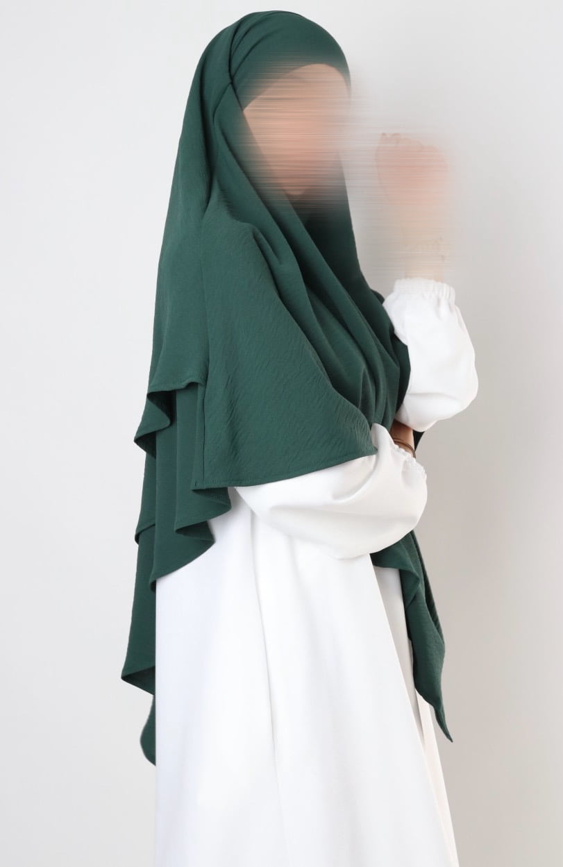 Khimar Jazz 2-lagig dunkelgrün