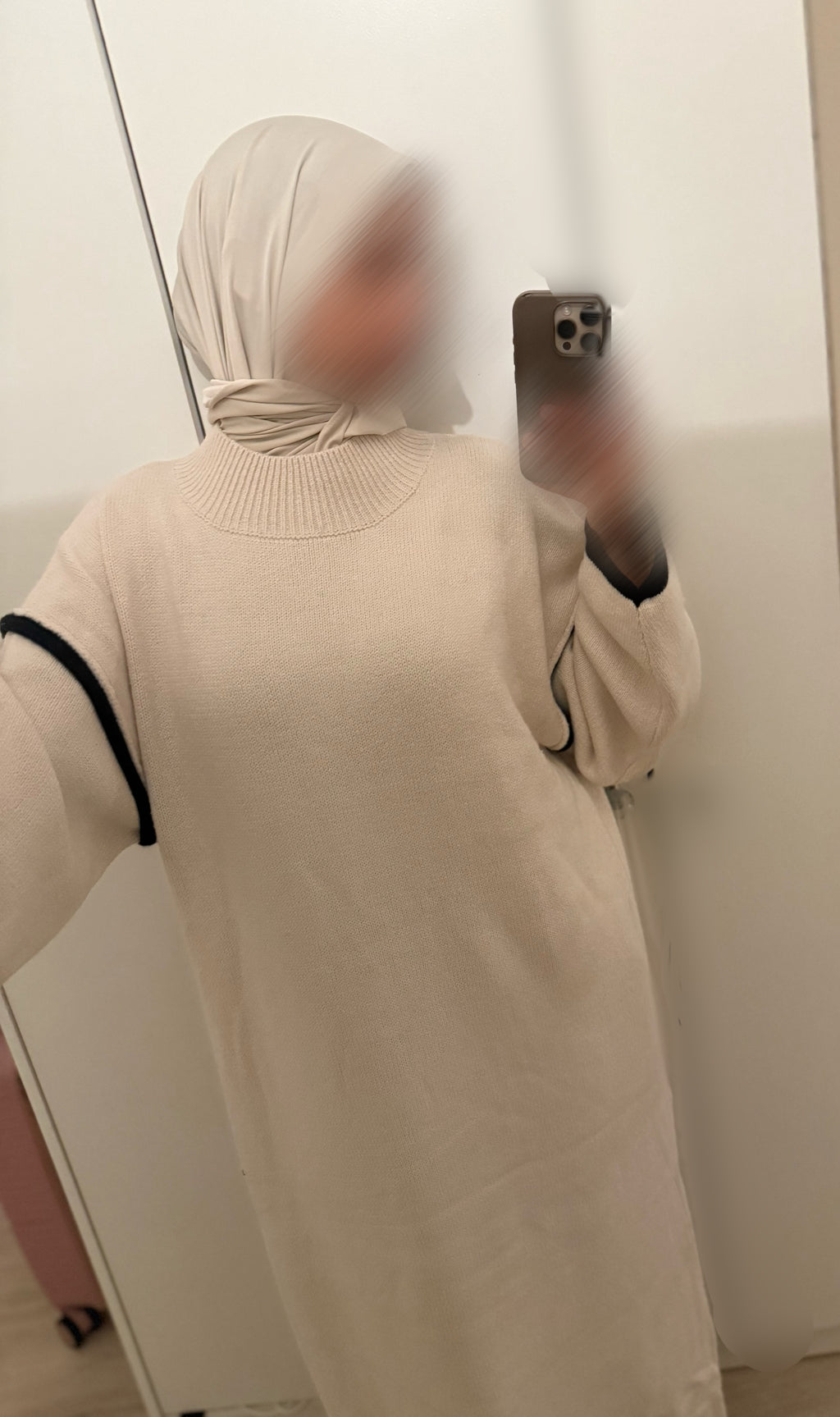 Winter Kleid mit Arm Details , Premium Qualität vers, Fraben