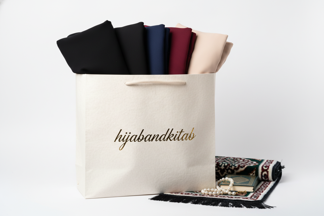 auf der überaschungs Tüte soll hijabandkitab stehen 