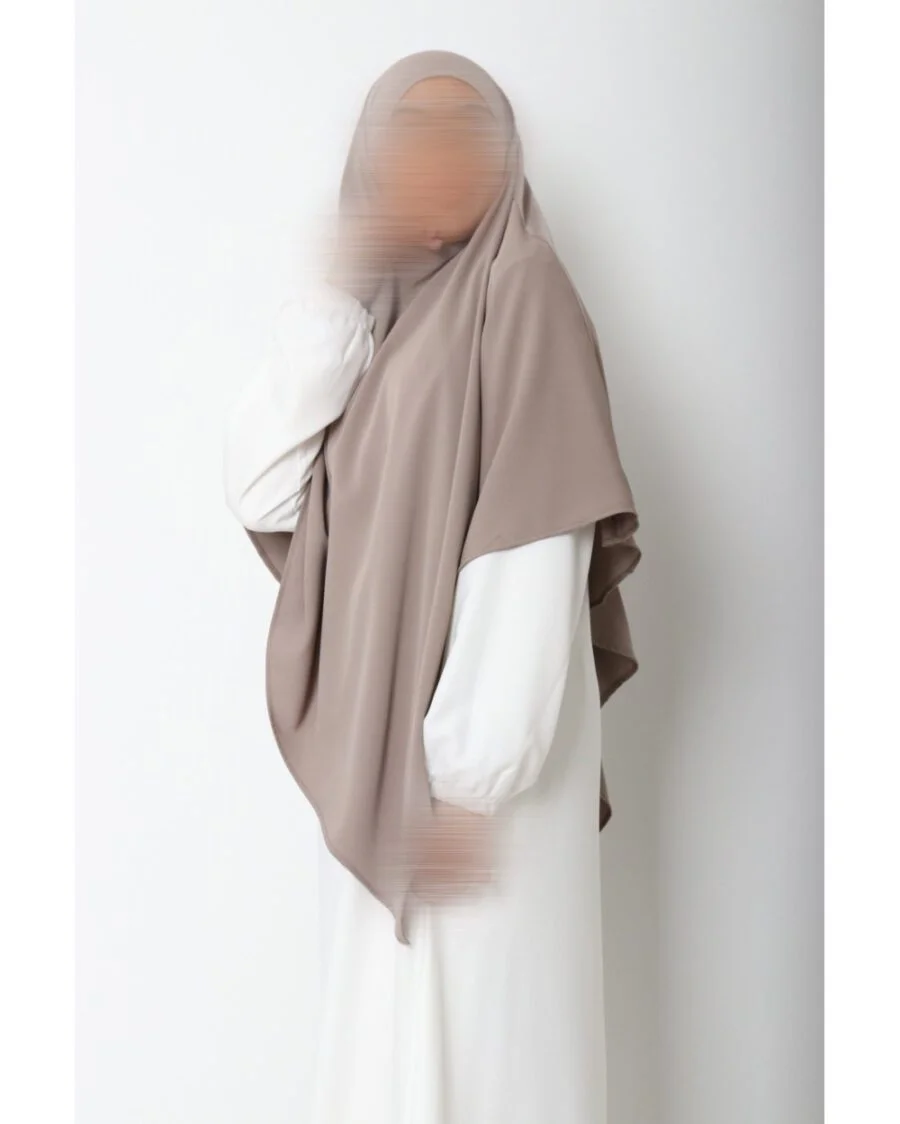 Medina Khimar Taupe – Bild 2